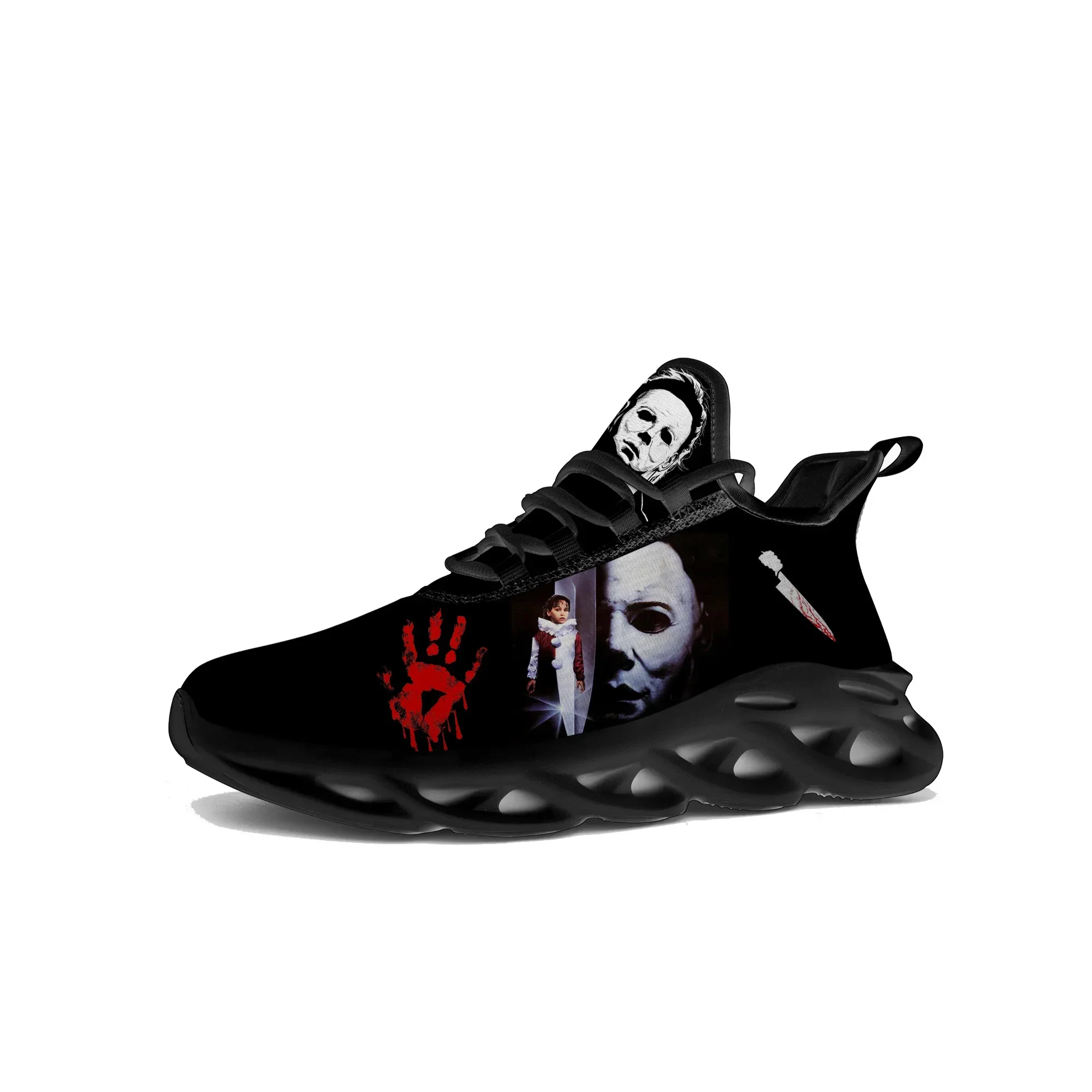 Men Shoes Myer - Horror Halloween Flats Sneakers Michael Myers