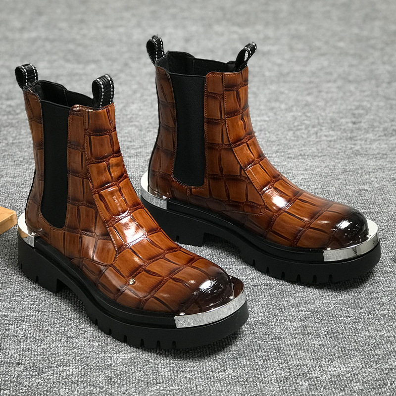 Men'S Shoes Business Casual - High Quality Mens Derby Boots High
