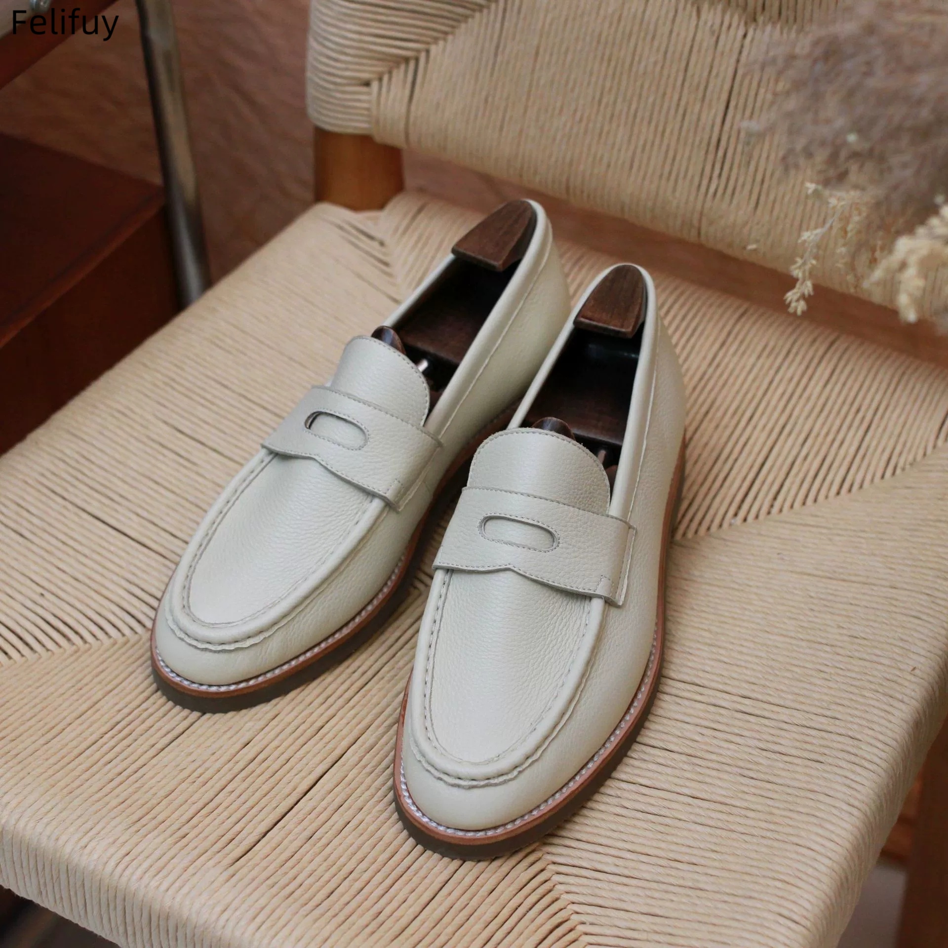 New Italian Kinds Men Genuine  - Men Shoes Kinds reseña y precio