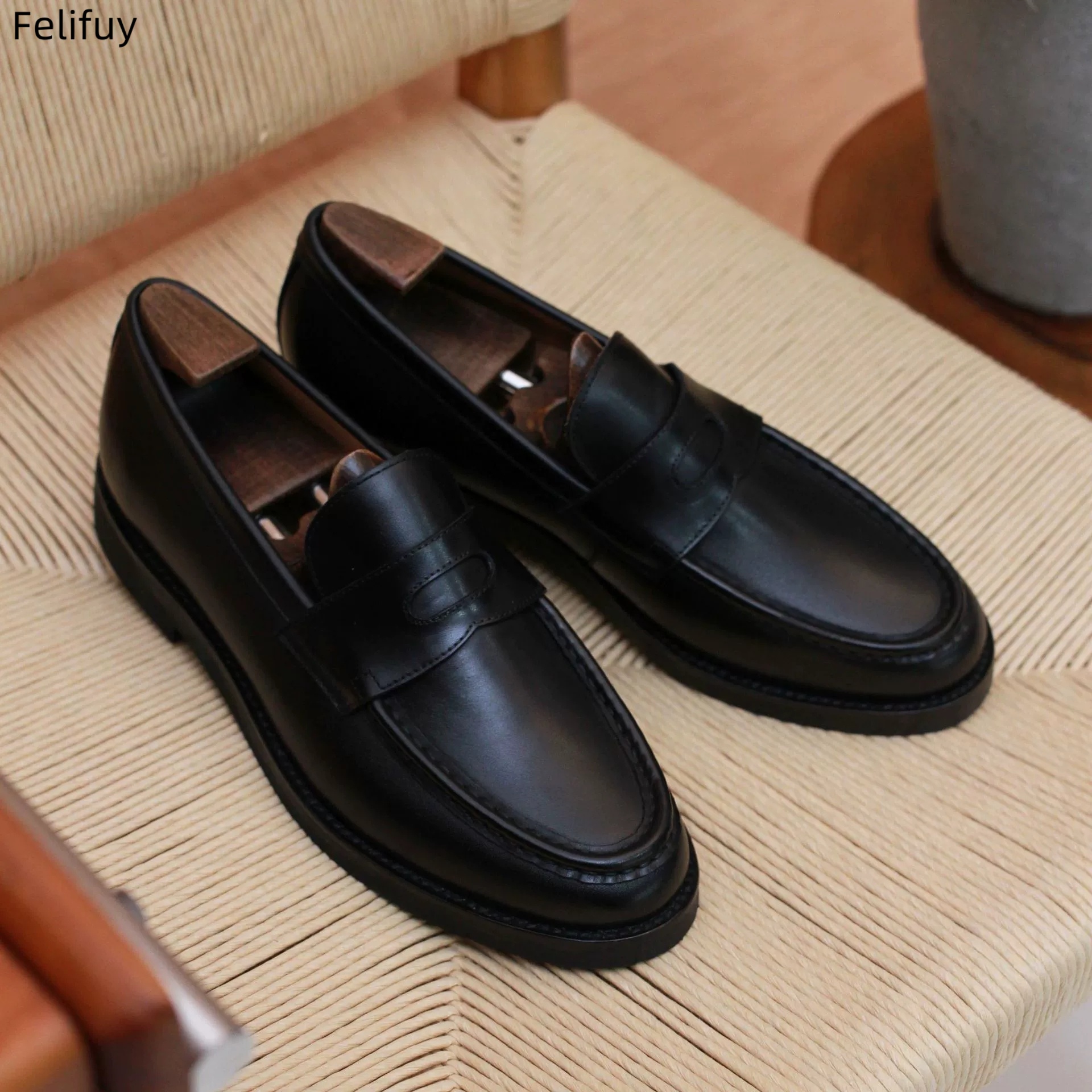 New Italian Kinds Men Genuine  - Men Shoes Kinds reseña y precio