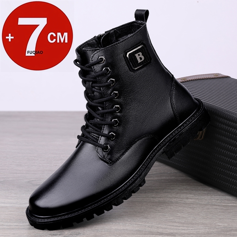 Men's Genuine Leather Elevator - Men'S Shoes Business Casual reseña y precio