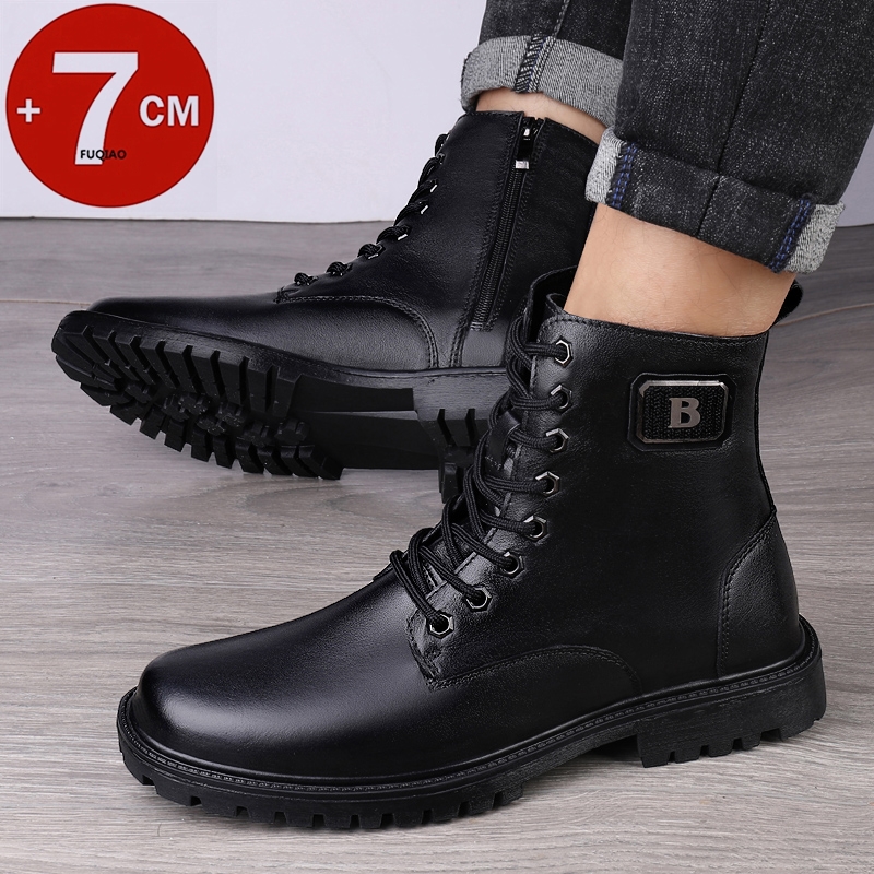 Men's Genuine Leather Elevator - Men'S Shoes Business Casual reseña y precio