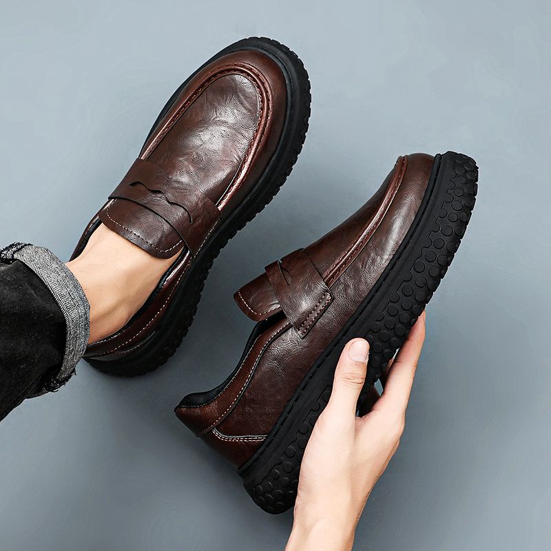 2026 New Men's Loafers Soft Le - Men'S Shoes Business Casual reseña y precio