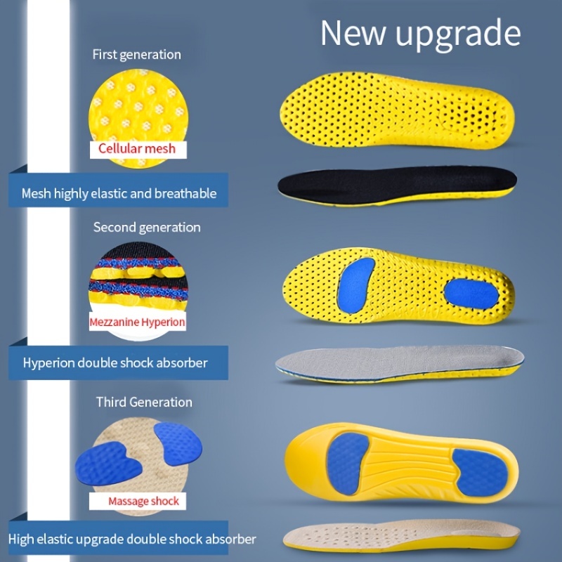 Sport Insoles for Feet Soft Sh - Men'S Shoes For Plantar Fasciitis reseña y precio