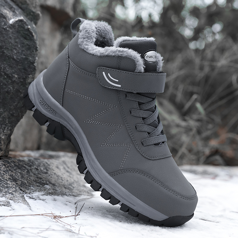 Winter Warm Men Boots With Fur - Men Shoes Classic reseña y precio