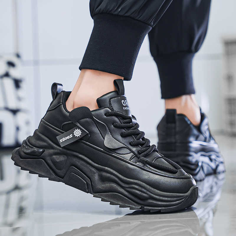 Black Platforme Tennis Man Spo - Shoes Heels Men reseña y precio