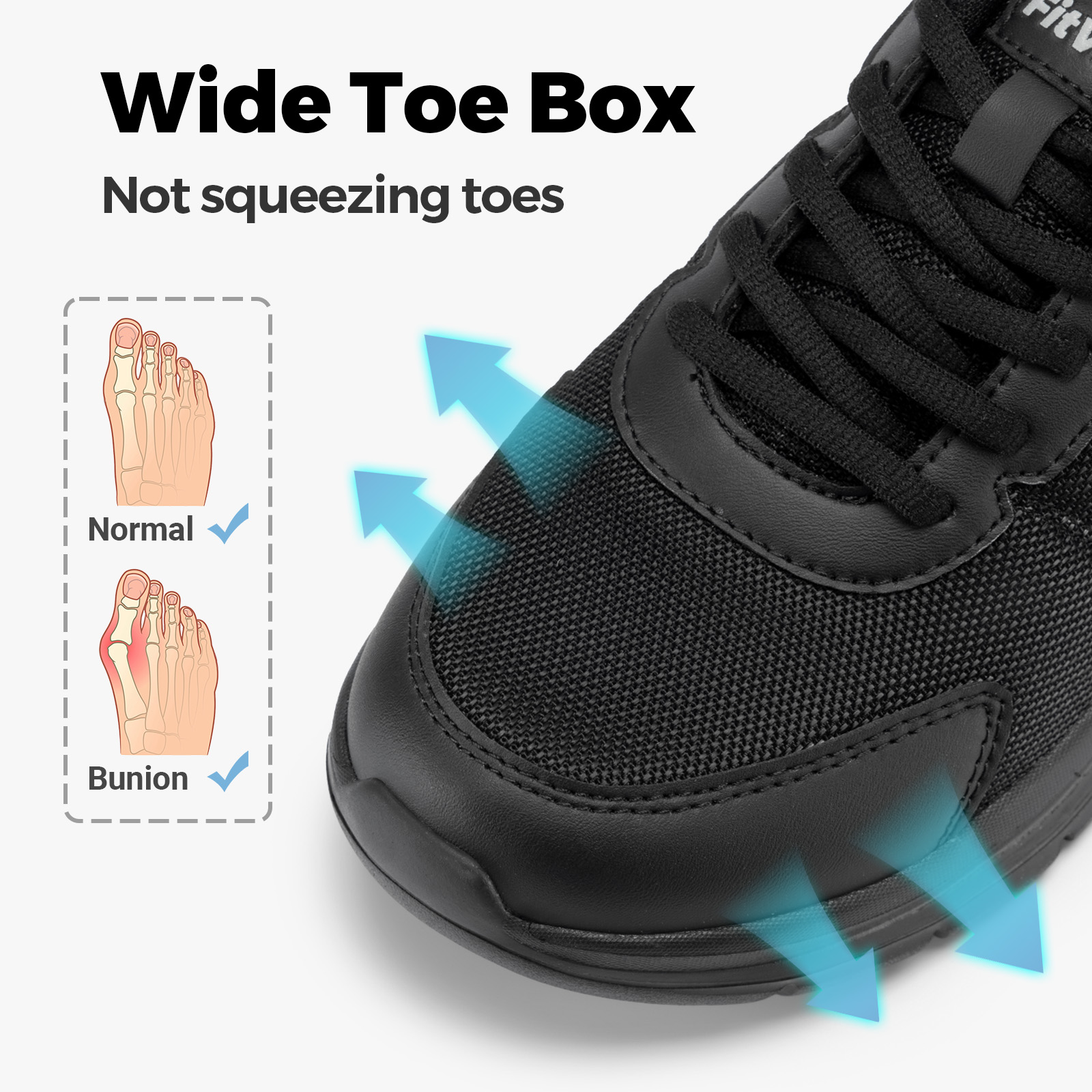 FitVille Men's Walking Shoes W - Men'S Shoes For Plantar Fasciitis reseña y precio