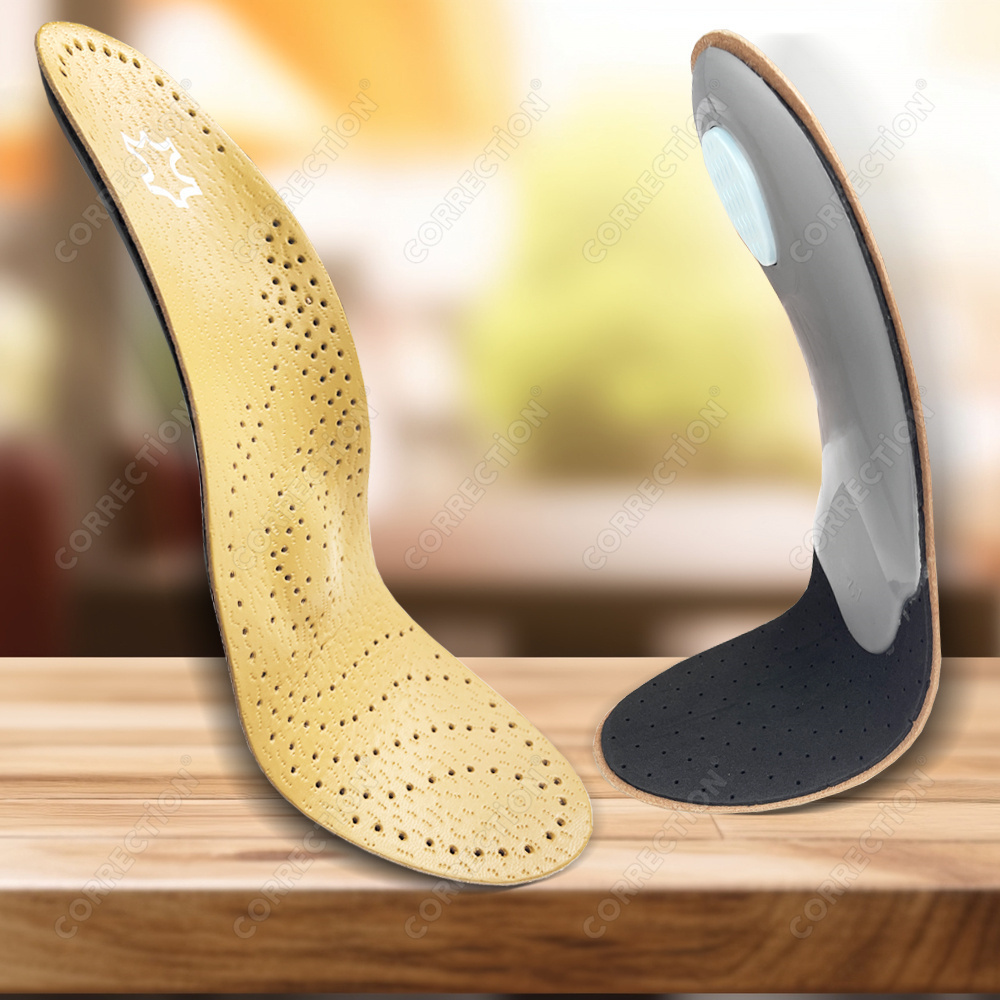 Leather Orthopedic Insole Arch - Men'S Shoes For Plantar Fasciitis reseña y precio