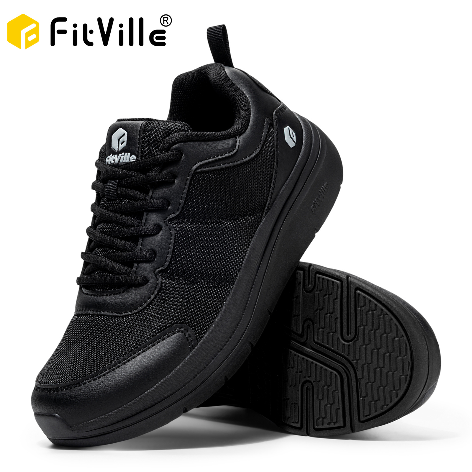 FitVille Men's Walking Shoes W - Men'S Shoes For Plantar Fasciitis reseña y precio