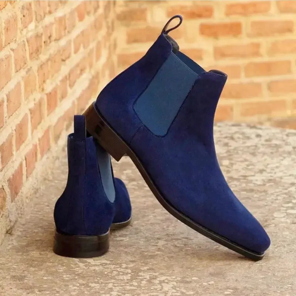 Chelsea Boots Men Blue Faux Su - Men'S Shoes Timberland reseña y precio