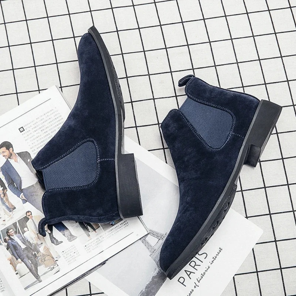 Chelsea Boots Men Blue Faux Su - Men'S Shoes Timberland reseña y precio