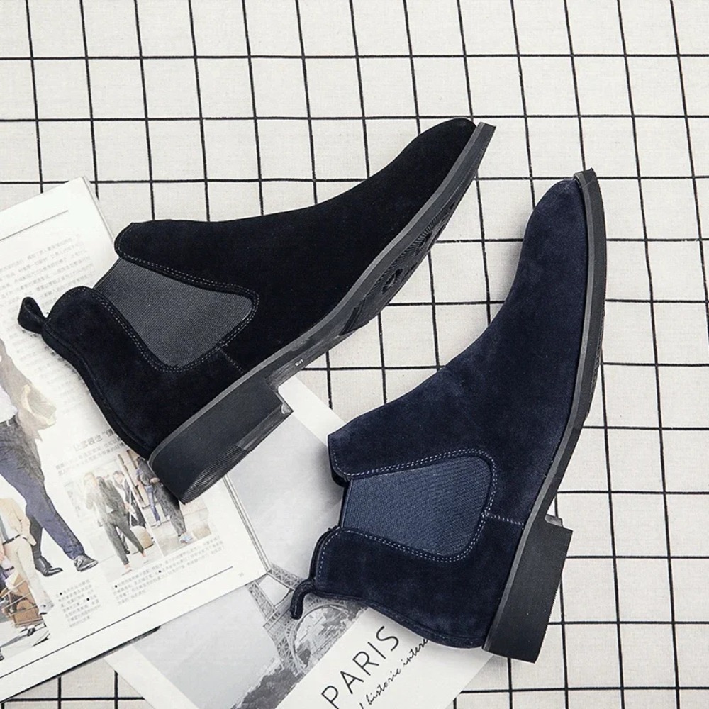 Chelsea Boots Men Blue Faux Su - Men'S Shoes Timberland reseña y precio
