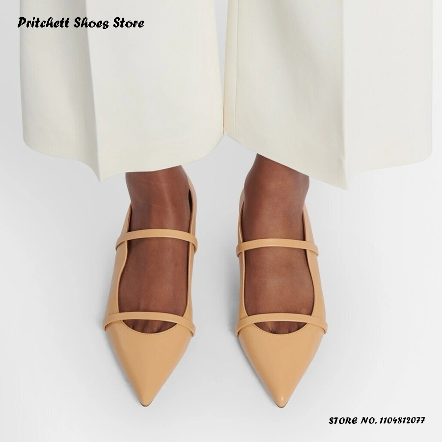 Women's Dual-straps Leather Ba - Shoes Heels Men reseña y precio