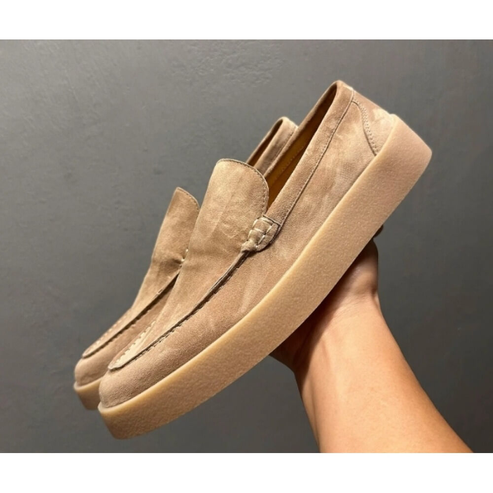 Luxury Beige Suede Platform Lo - Men'S Shoes Smart reseña y precio
