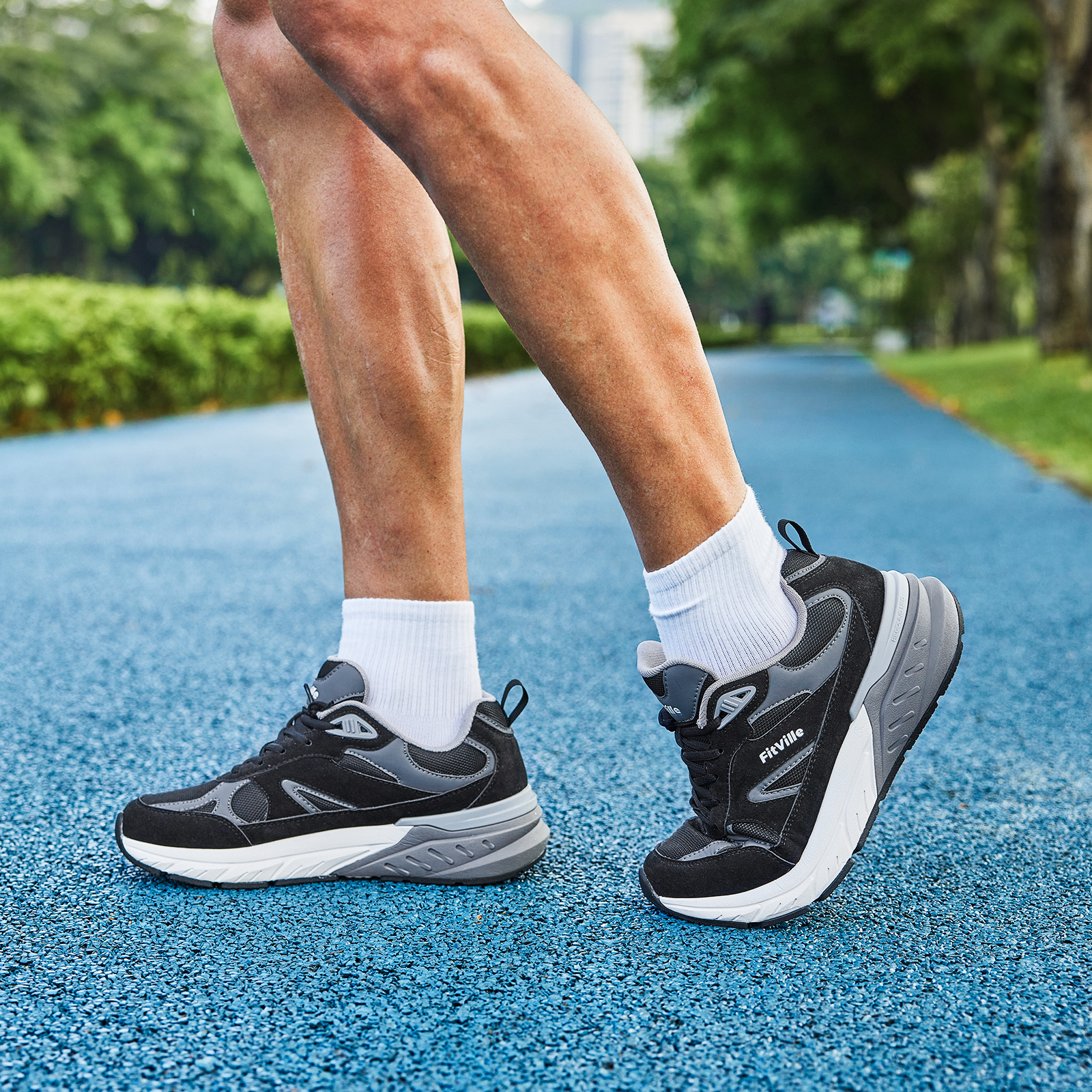 Fitville Walking Shoes Wide Me - Men'S Shoes For Plantar Fasciitis reseña y precio