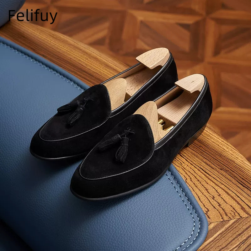 Italian kinds Cow Suede Men's  - Men Shoes Kinds reseña y precio