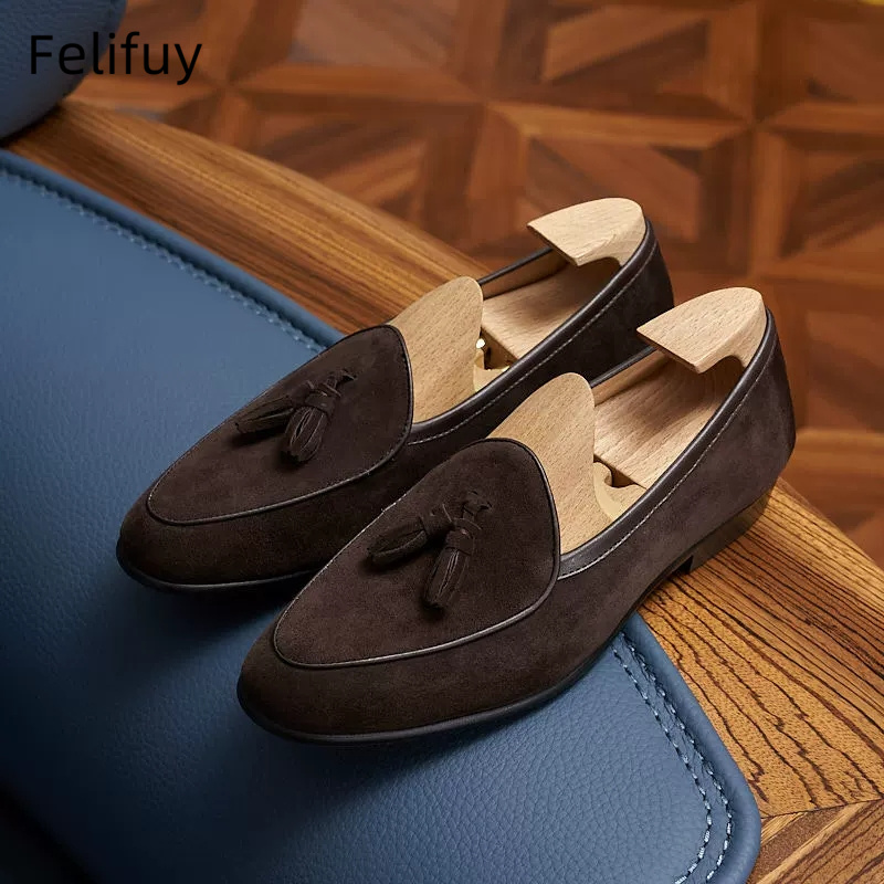 Italian kinds Cow Suede Men's  - Men Shoes Kinds reseña y precio