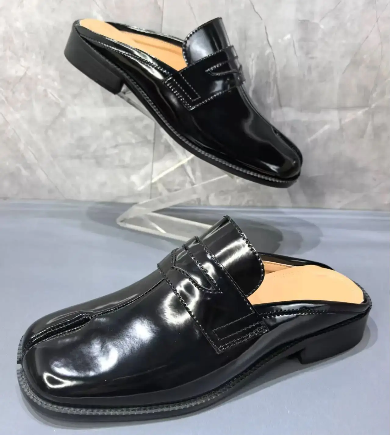 Split Toe Tabi Men's Slippers  - Shoes Heels Men reseña y precio