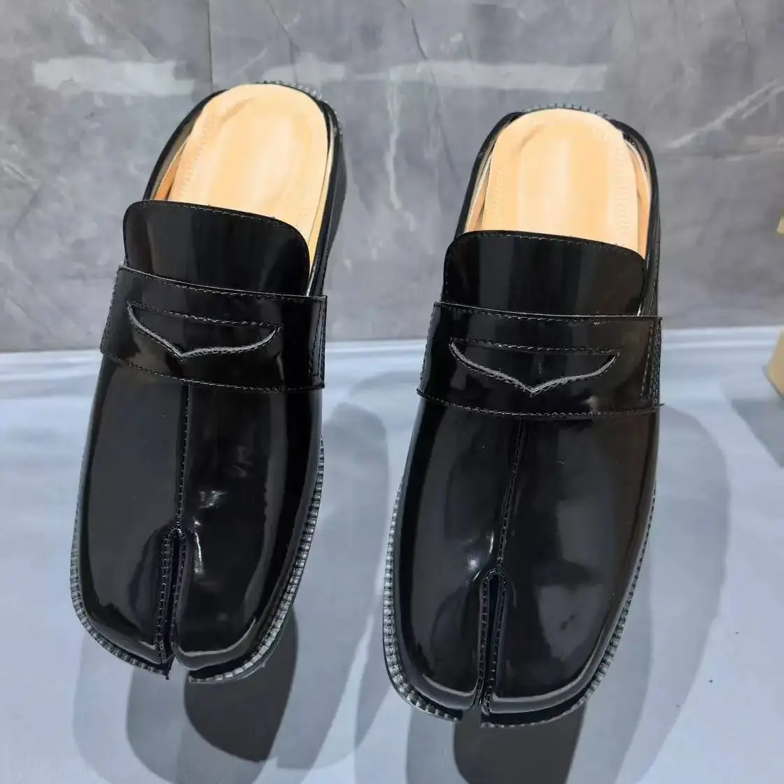 Split Toe Tabi Men's Slippers  - Shoes Heels Men reseña y precio