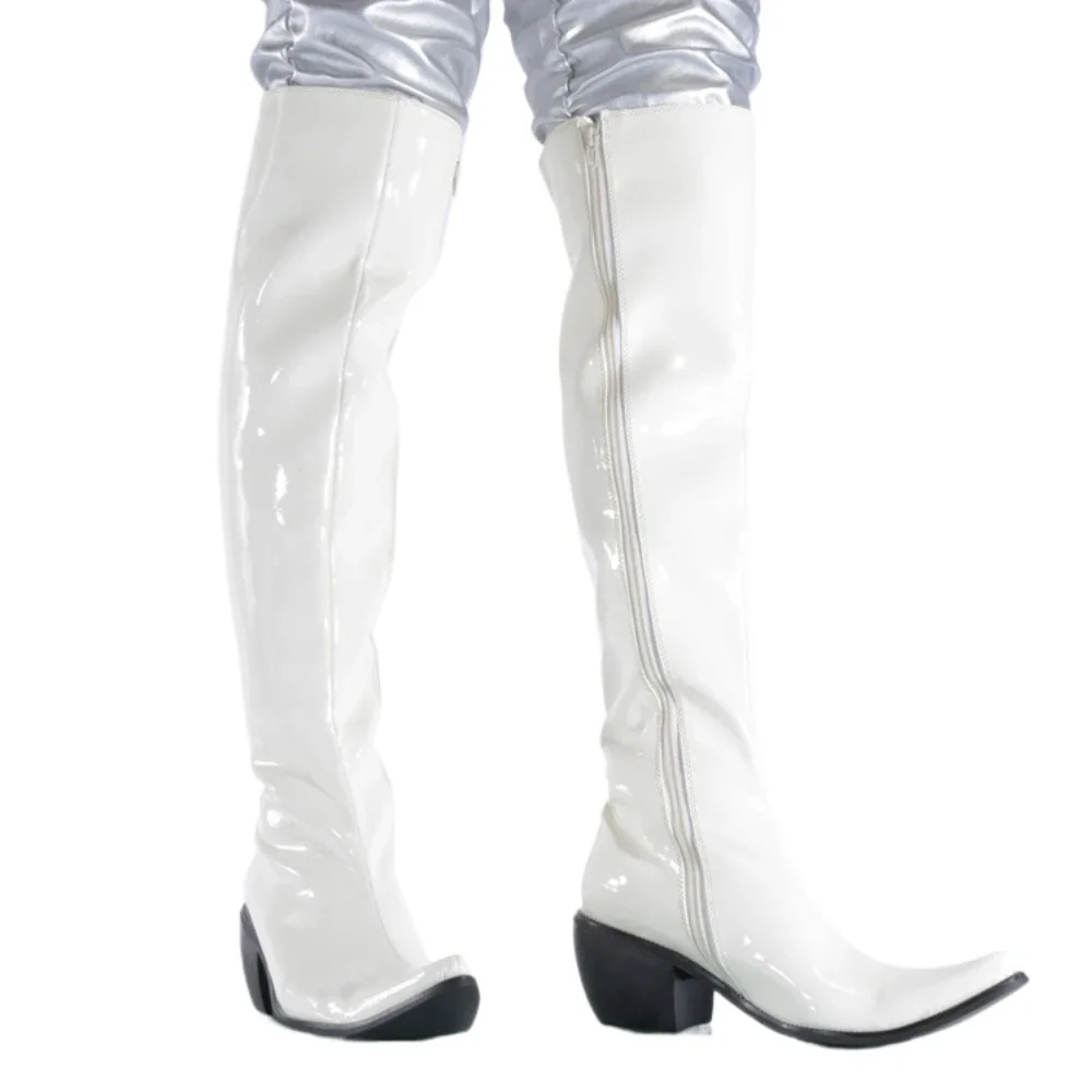 Fashion Men Patent Leather Ove - Shoes Heels Men reseña y precio
