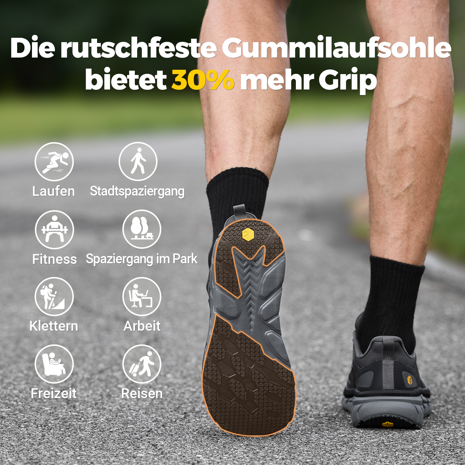 Fitville Extra Wide Running Sh - Men'S Shoes For Plantar Fasciitis reseña y precio