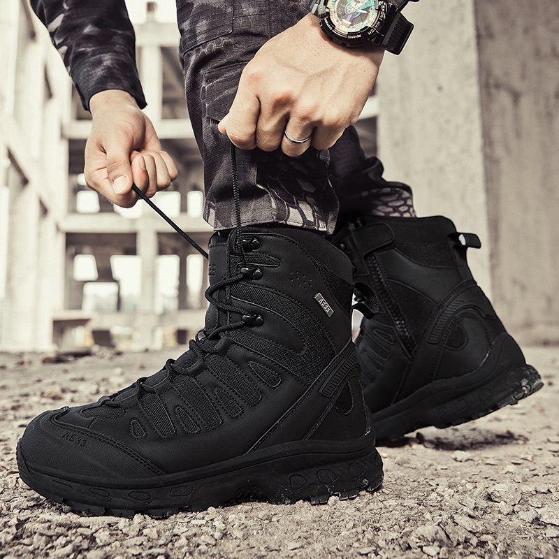 New Men Tactical Boots Militar - Men Shoes Brand reseña y precio