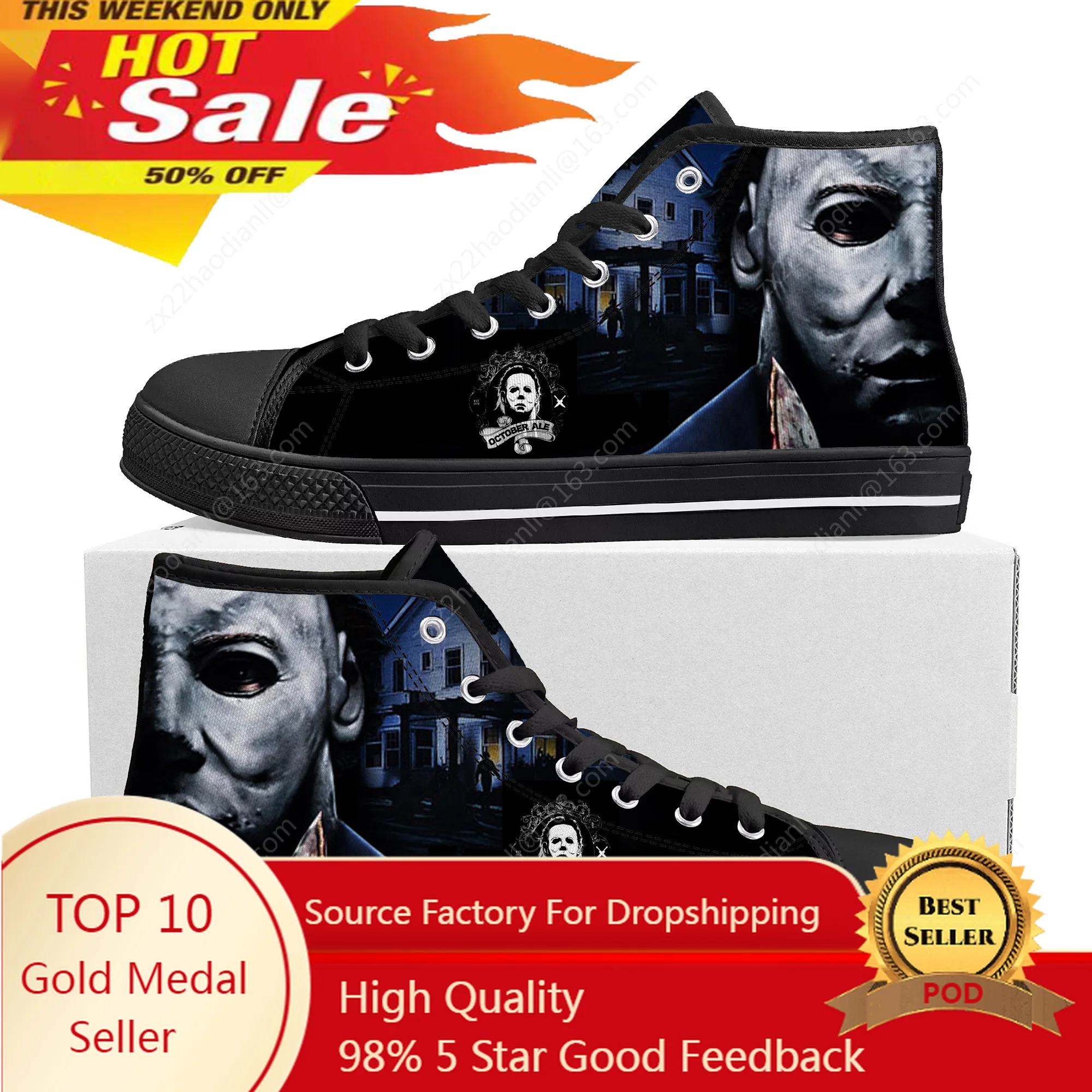 Michael Myers High Top Quality - Men Shoes Myer reseña y precio
