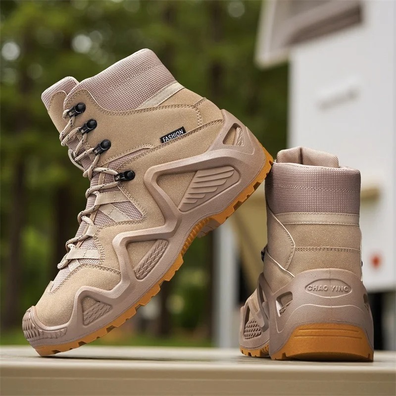Men Tactical Boots Lace Up Bra - Men Shoes Brand reseña y precio