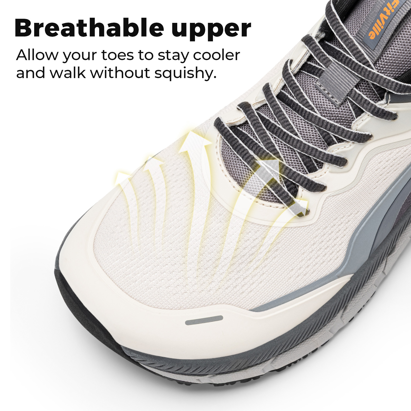 Fittington Men's Wide Toe Walk - Men'S Shoes For Plantar Fasciitis reseña y precio