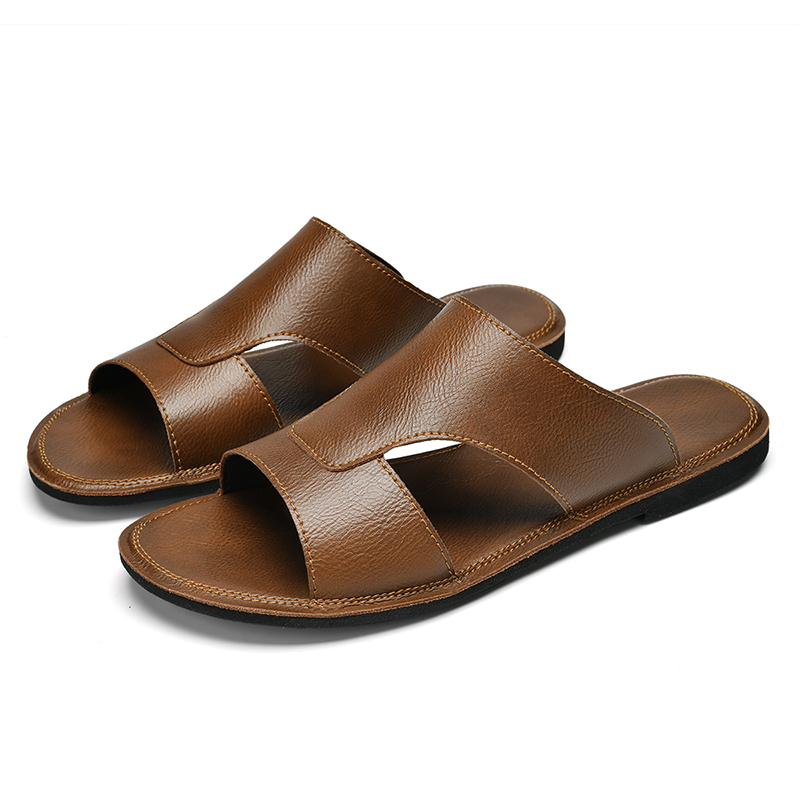 Men Black Brown Flat Heel PU O - Shoes Heels Men reseña y precio