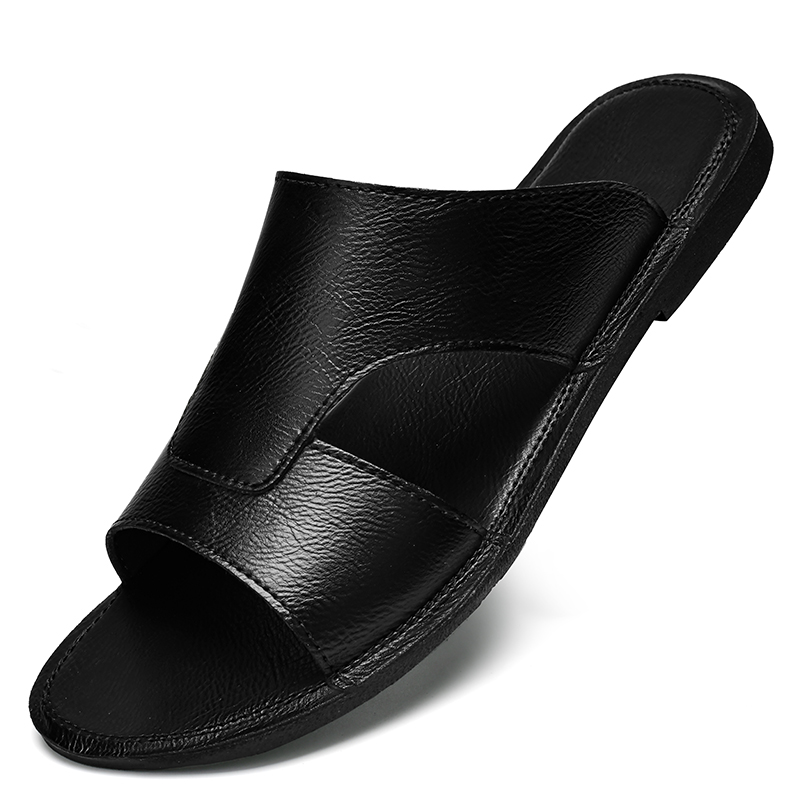Men Black Brown Flat Heel PU O - Shoes Heels Men reseña y precio