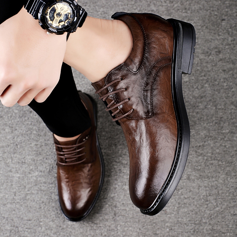 Leather Casual Elevator Shoes  - Men'S Shoes Business Casual reseña y precio