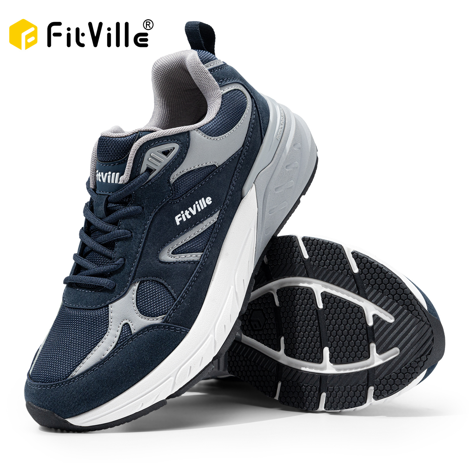 FitVille Newest Walking Shoes  - Men'S Shoes For Plantar Fasciitis reseña y precio