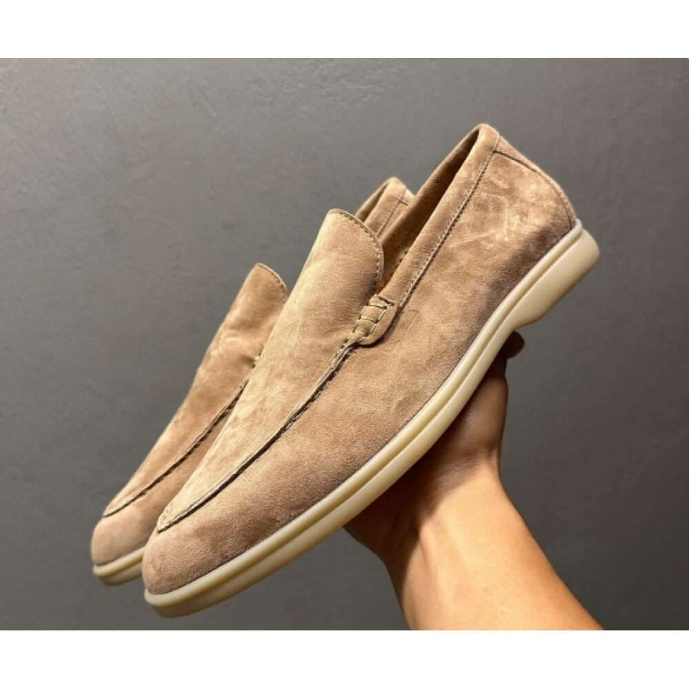Luxury Beige Suede Casual Loaf - Men'S Shoes Smart reseña y precio